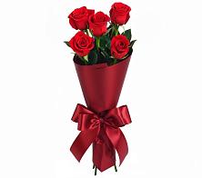 Букет 5 Красных роз Эдлесс Лав в Пригородном Краснодарского края
