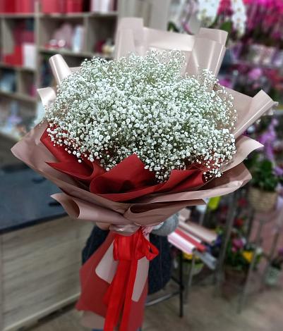Букет цветов из: Гипсофила в Пригородном Краснодарского края