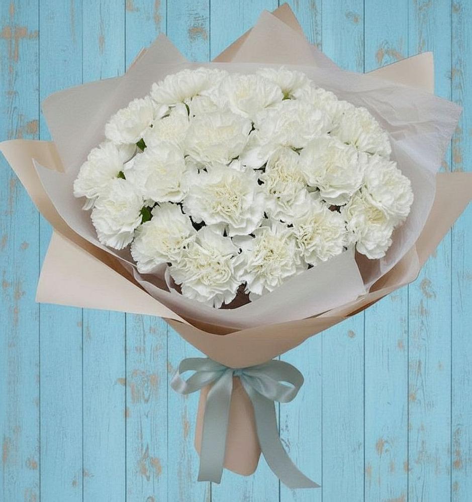 Букет цветов из: Гвоздики в Пригородном Краснодарского края