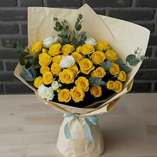 Букет цветов из:  Розы #REPLACE_PRED# Пригородном Краснодарского края