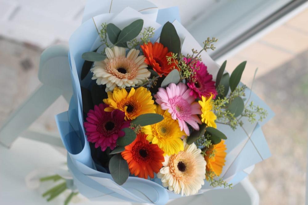 Букет цветов из: Герберы в Пригородном Краснодарского края