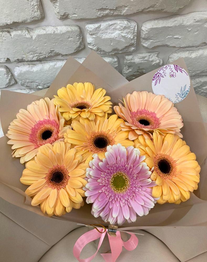 Букет цветов из: Герберы в Пригородном Краснодарского края