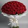 Букет 101 Красная роза Блэк Мэджик в Пригородном Краснодарского края