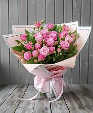 Букет Розовый кустик в Пригородном Краснодарского края