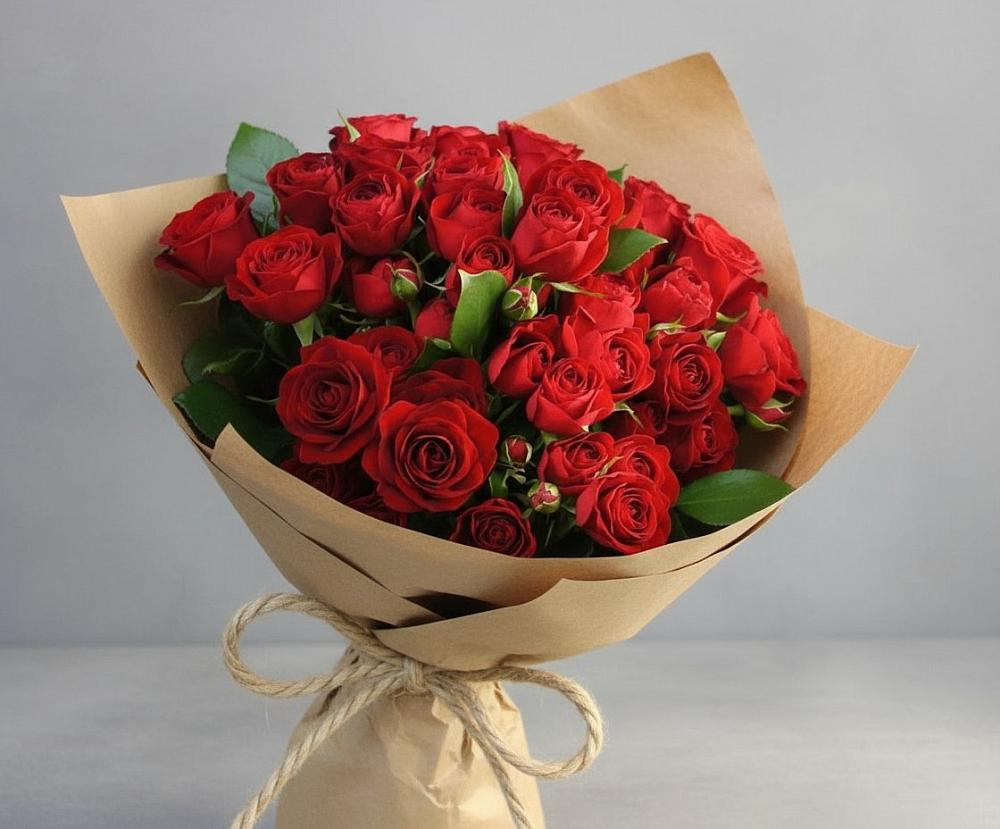 Букет Любовный роман в Пригородном Краснодарского края