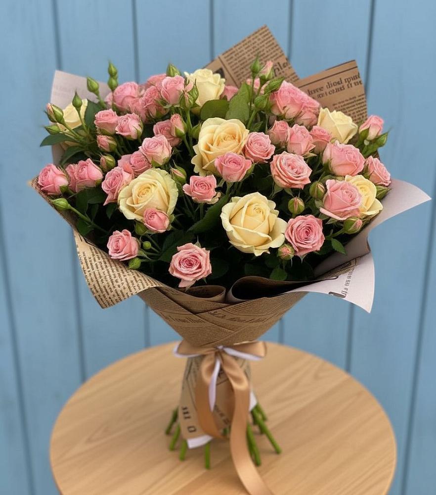 Букет цветов из: Розы в Пригородном Краснодарского края