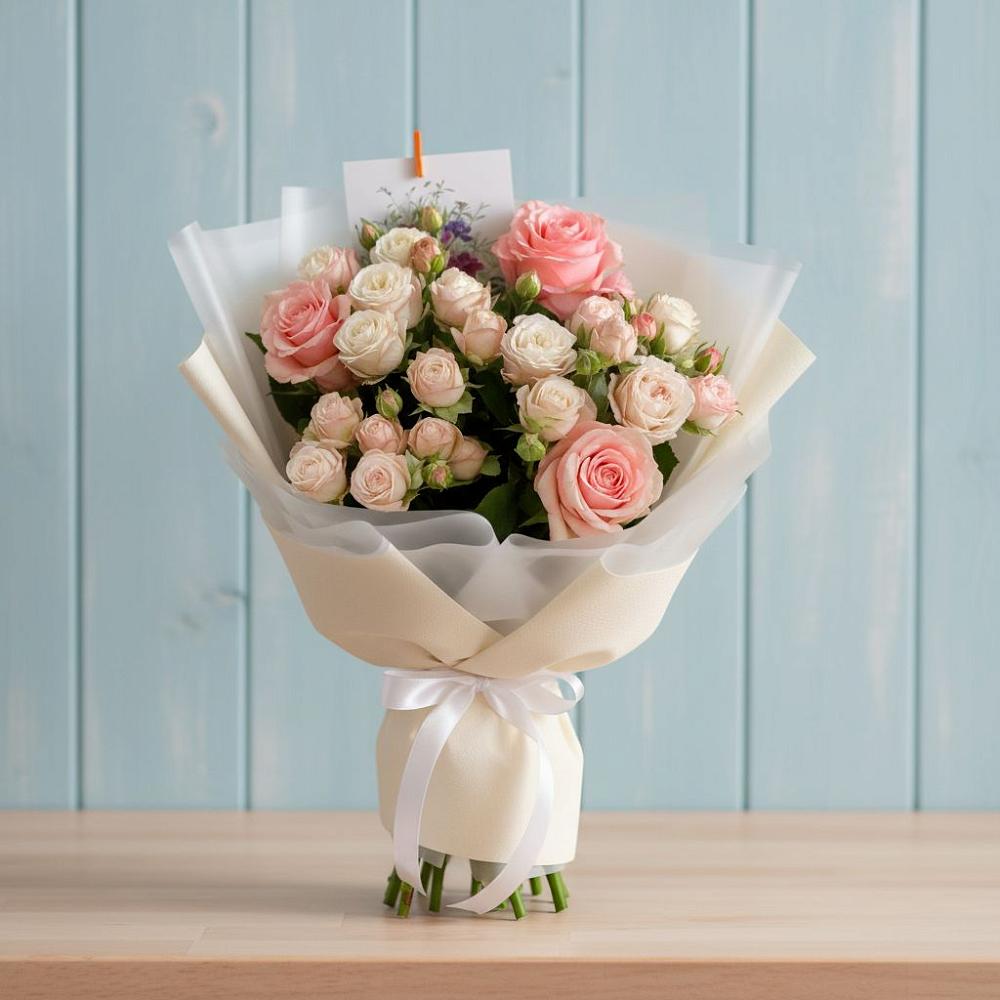 Букет цветов из: Розы в Пригородном Краснодарского края