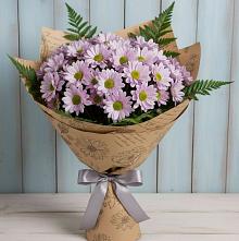 Букет цветов из:  Хризантемы в Пригородном Краснодарского края