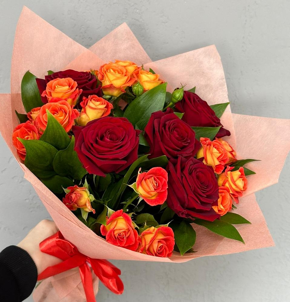 Букет Любовь и восторг в Пригородном Краснодарского края