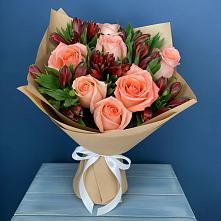 Букет цветов из:  Розы и Альстромерии #REPLACE_PRED# Пригородном Краснодарского края