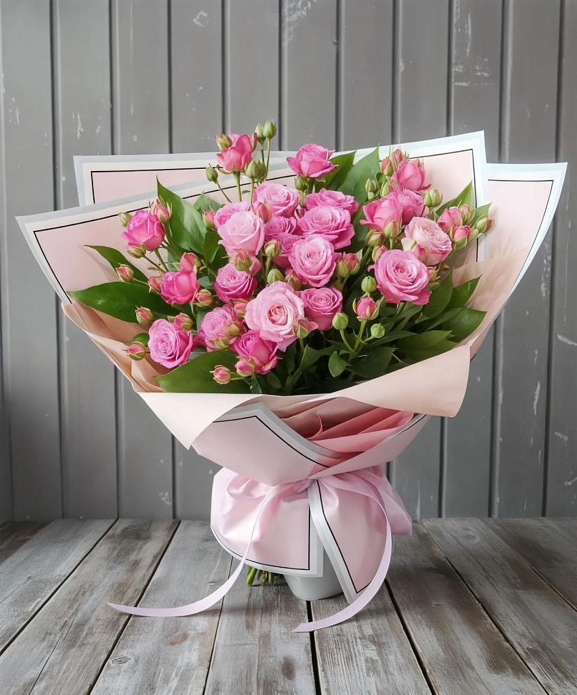 Букет Розовый кустик в Пригородном Краснодарского края