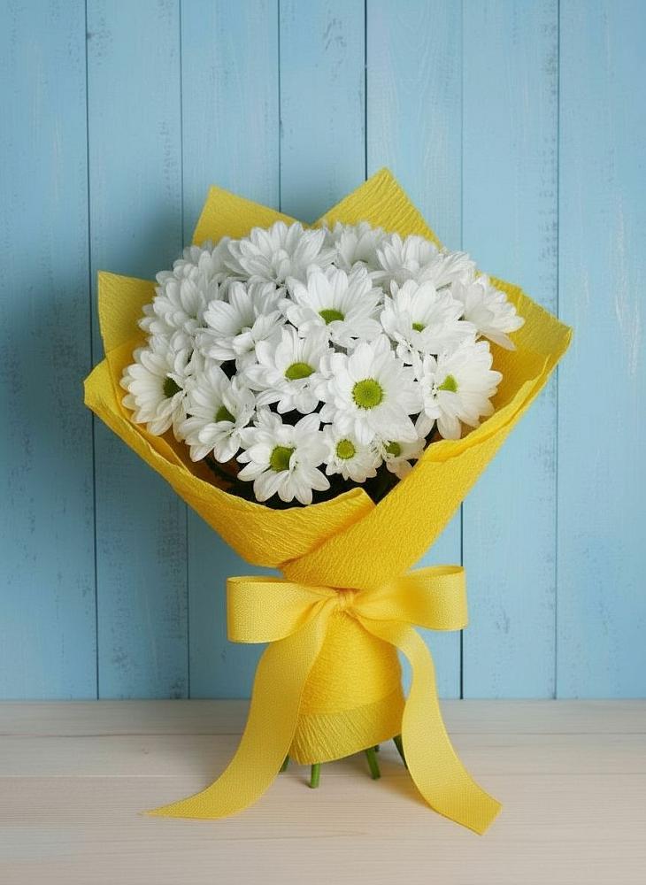 Букет цветов из: Хризантемы в Пригородном Краснодарского края