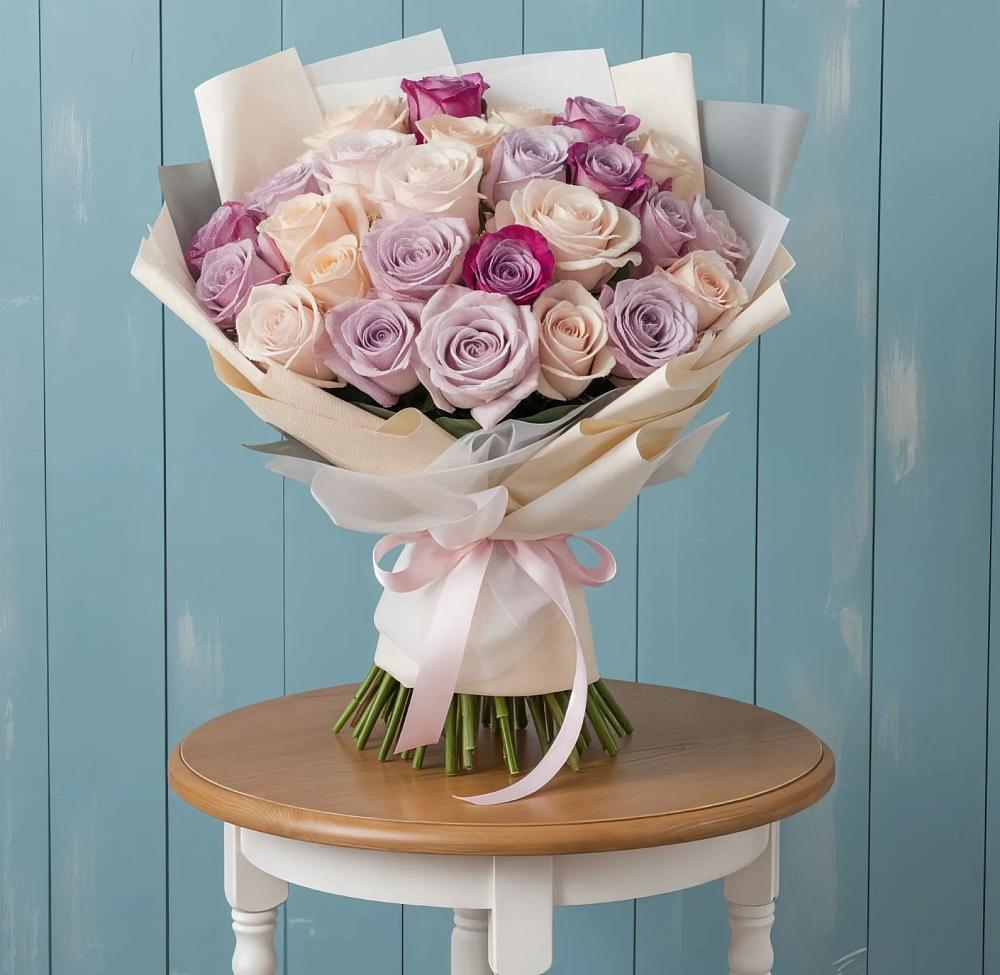 Букет цветов из: Розы в Пригородном Краснодарского края