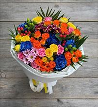 Букет цветов из:  Розы и Хризантемы в Пригородном Краснодарского края