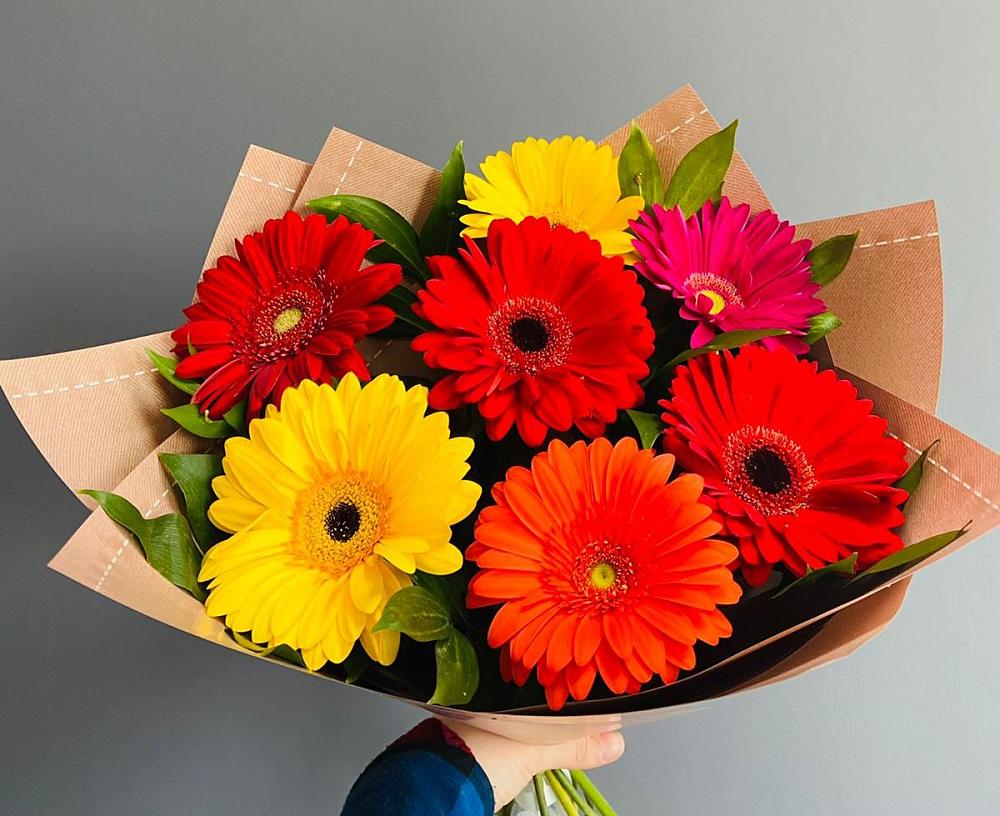 Букет цветов из: Герберы в Пригородном Краснодарского края
