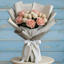 Букет цветов из:  Розы #REPLACE_PRED# Пригородном Краснодарского края