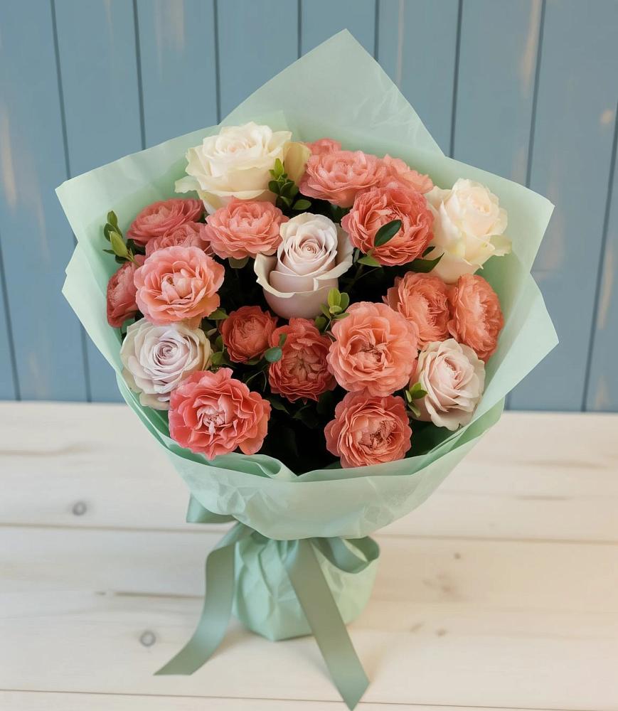 Букет цветов из: Розы в Пригородном Краснодарского края