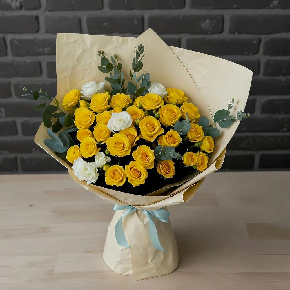 Букет цветов из: Розы в Пригородном Краснодарского края