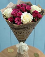 Букет цветов из:  Розы в Пригородном Краснодарского края