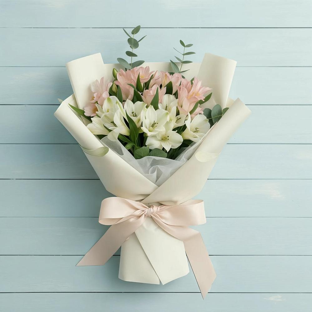 Букет цветов из: Альстромерии в Пригородном Краснодарского края