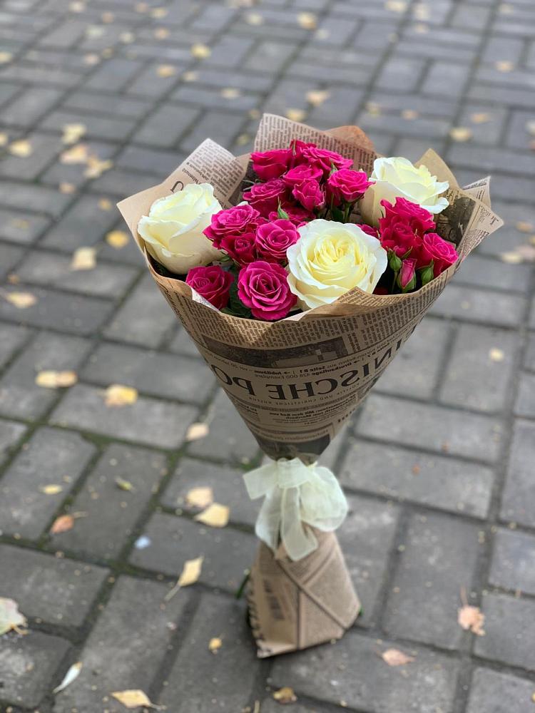 Букет цветов из: Розы в Пригородном Краснодарского края