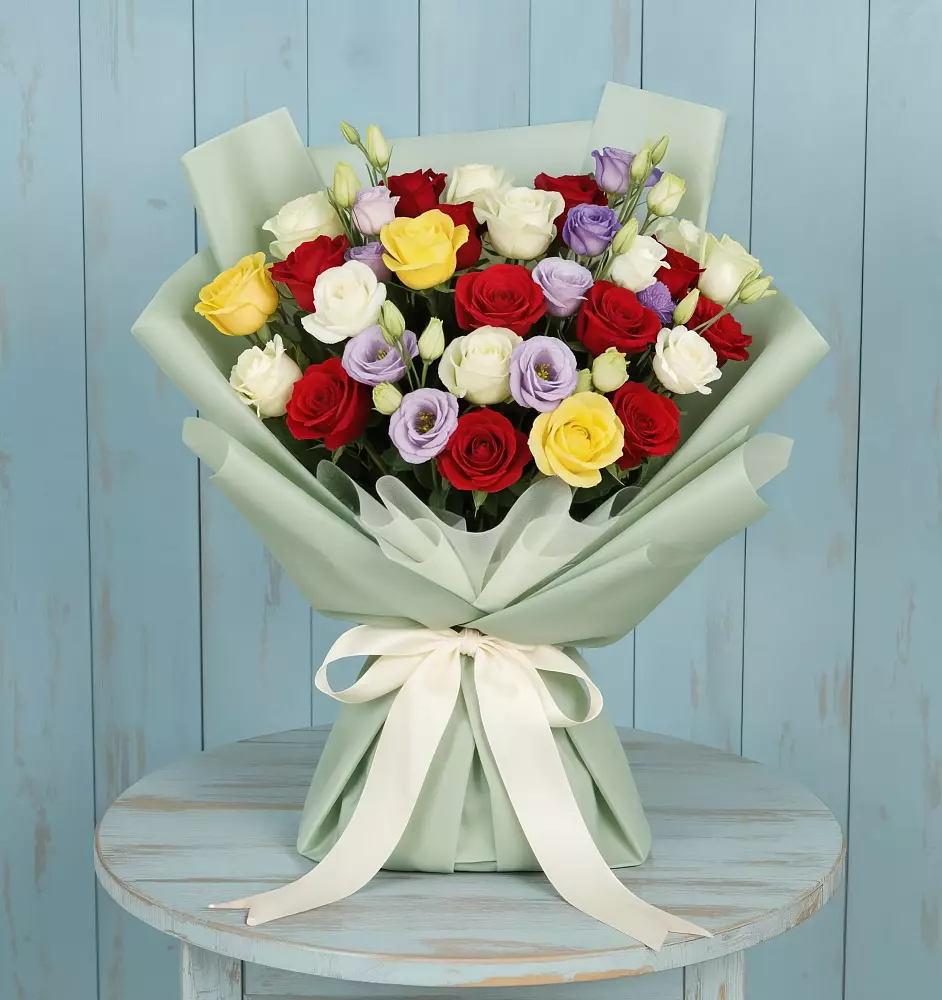 Букет цветов из: Розы в Пригородном Краснодарского края