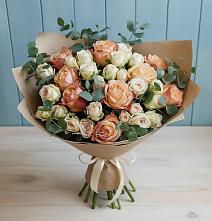 Букет цветов из:  Альстромерии и Розы в Пригородном Краснодарского края