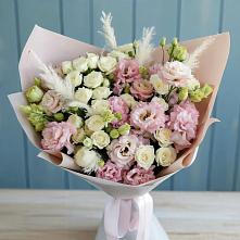 Букет цветов из:  Альстромерии и Розы в Пригородном Краснодарского края